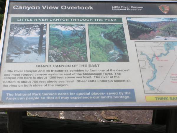 Canyon View Overlook Information Sign