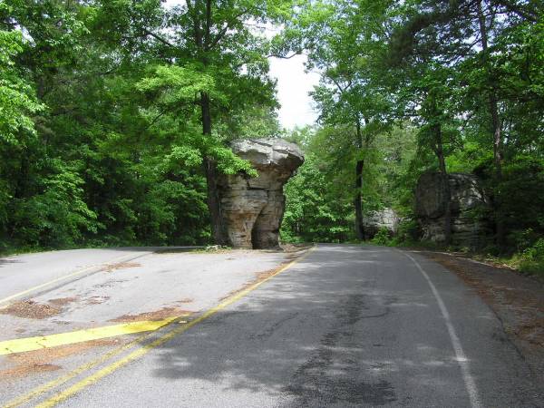 Mushroom Rock on Rim Drive