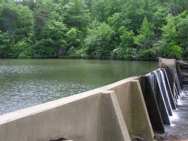 Dam at DeSoto Falls