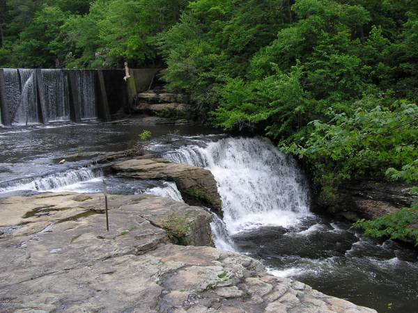Spillway and Upper DeSoto Falls