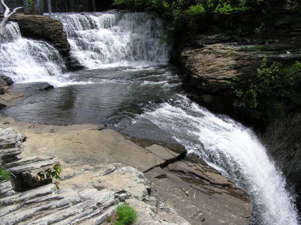 Upper and Lower DeSoto Falls