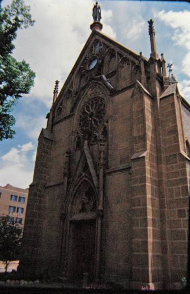 Loretto Chapel in the Santa Fe plaza