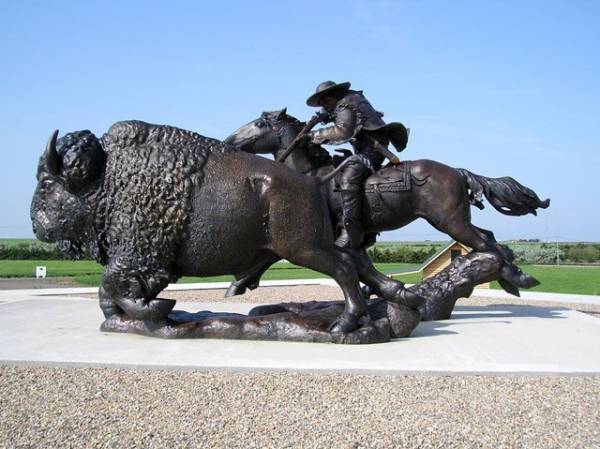 Buffalo Bill Sculpture, Oakley, KS