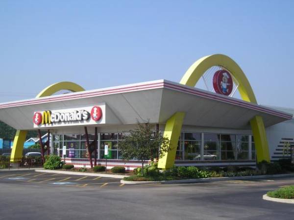 McDonald's with Golden Arches