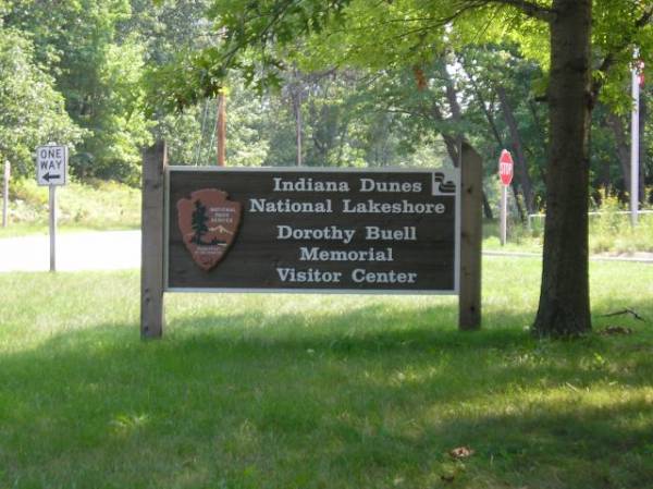Indiana Dunes National Lakeshore Sign