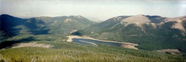 Lake Moraine on Pikes Peak
