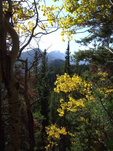 Hiking from Bear lake.