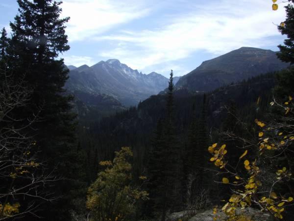 On the trail, Bear lake to Emerald lake.