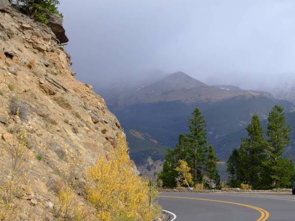 Many parks curve section, Trail ridge road.