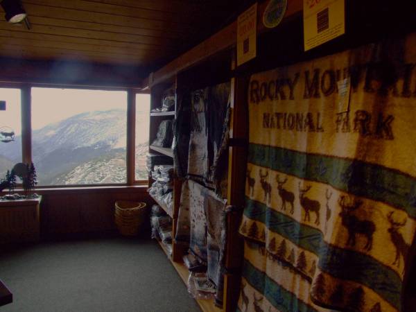 Inside the Alpine visitor centre.