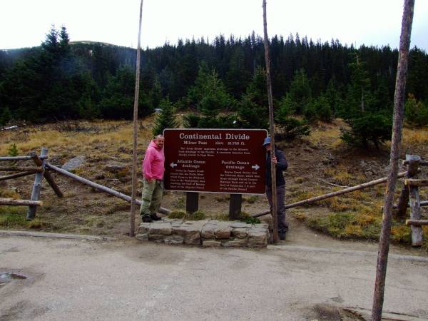 Continental divide at Milner pass, RMNP.