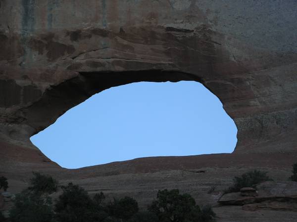 Looking Through Wilson's Arch