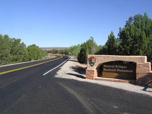 Natural Bridges NM Entrance Road