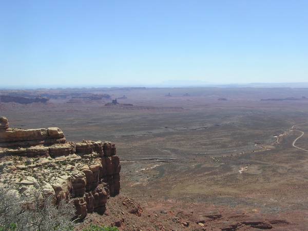 Monument Valley in the distance