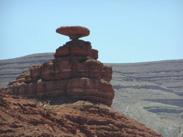 Close-Up of Mexican Hat Rock