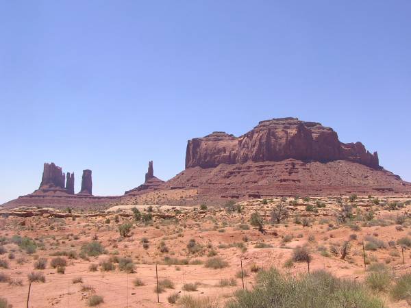 Entering Monument Valley