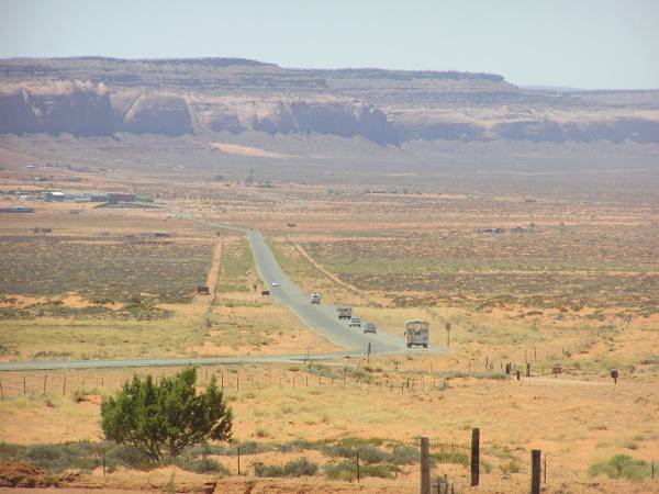 View looking away from Tribal Park