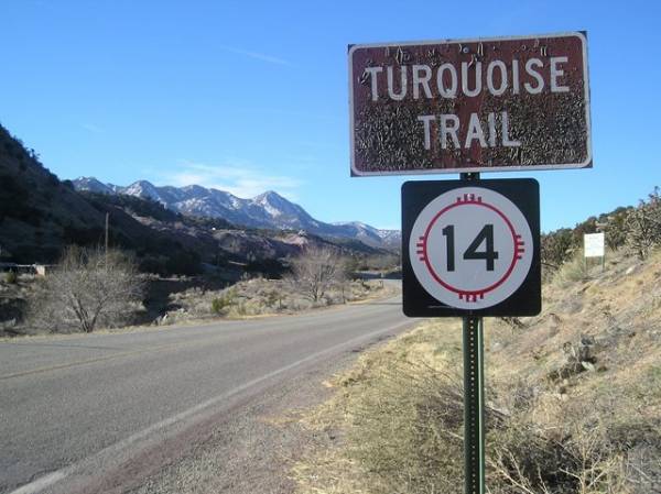 Turquoise Trail is NM Highway-14