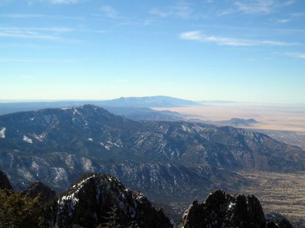 Scenic View From the Top of Sandia Crest