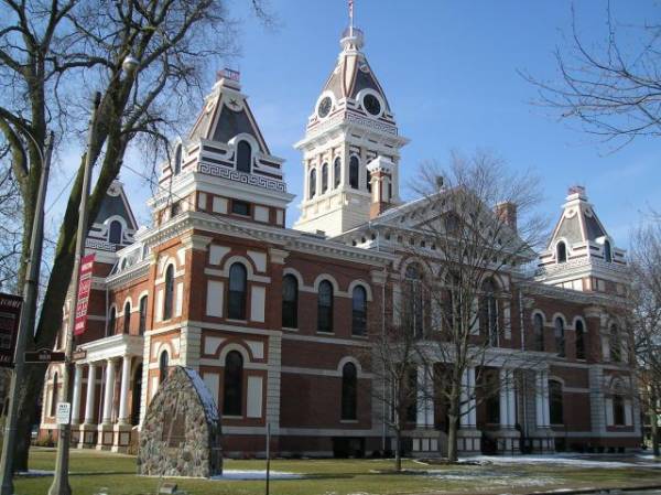 Livingston County Courthouse in Pontiac, Illinois