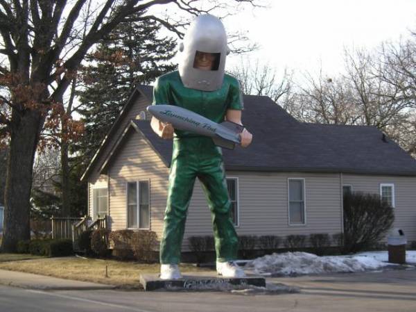Gemini Giant on Route 66 in Wilmington, Illinois