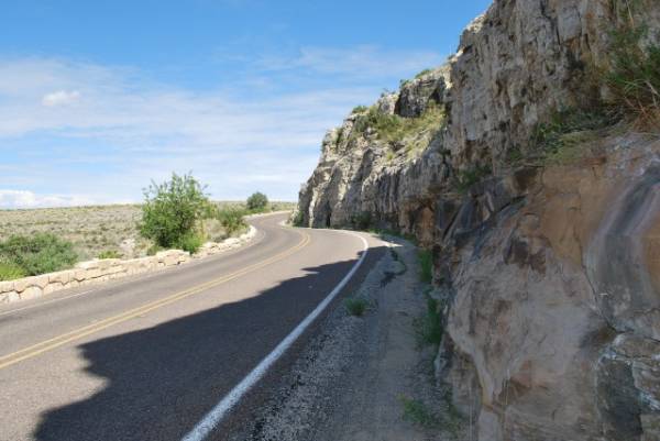 Road to Carlsbad Caverns National Park