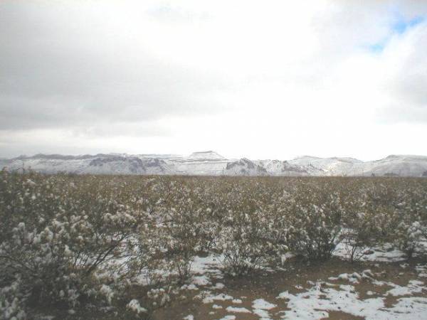 Hueco Tanks From a Distance
