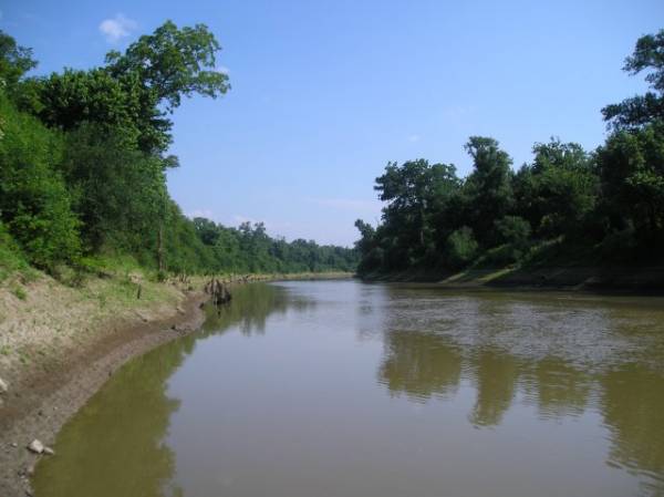Big Muddy River at Oakwood Bottoms in Illinois