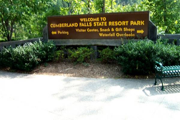 Cumberland Falls Sign