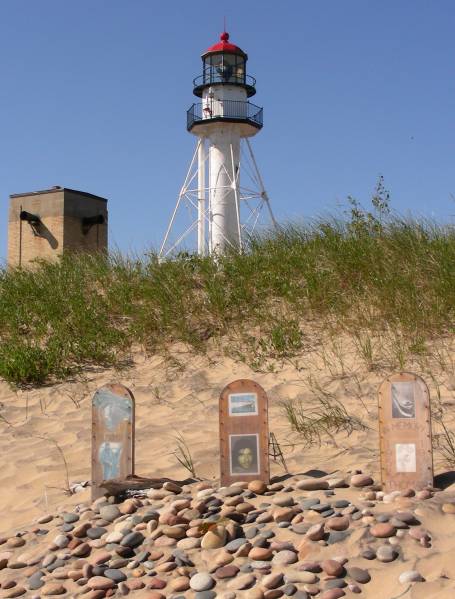 Whitefish Point Lighthouse and Edmund Fitzgerald Memorial