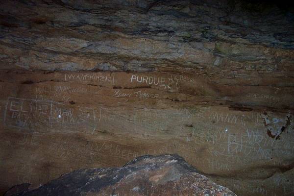 Mammoth Cave Graffiti