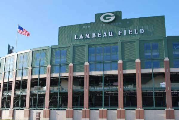 Lambeau Field in Green Bay, Wisconsin
