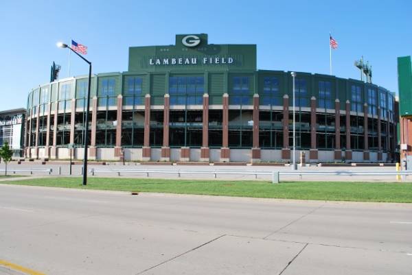 Lambeau Field in Green Bay, Wisconsin