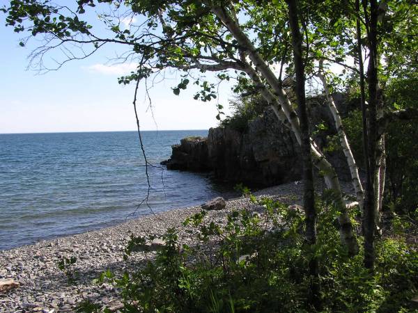 Rocky Shore of Lake Superior