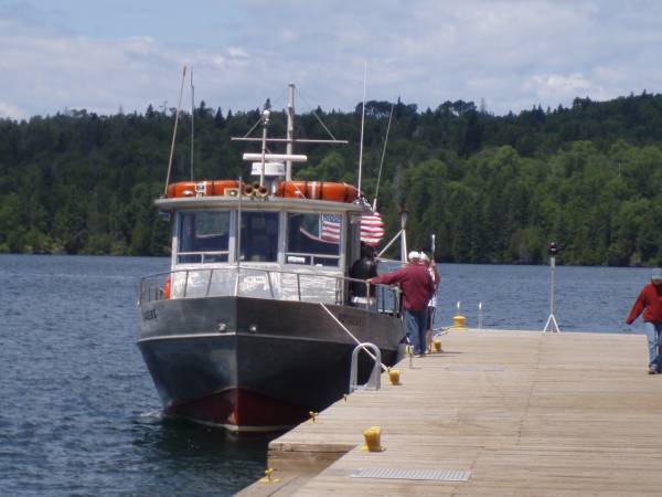 Voyager II Docked at Windigo