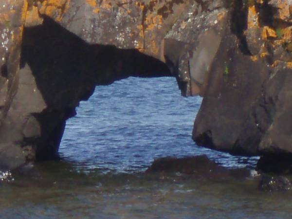 Looking Through Hollow Rock