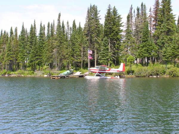 Seaplane Docked on Washington Island