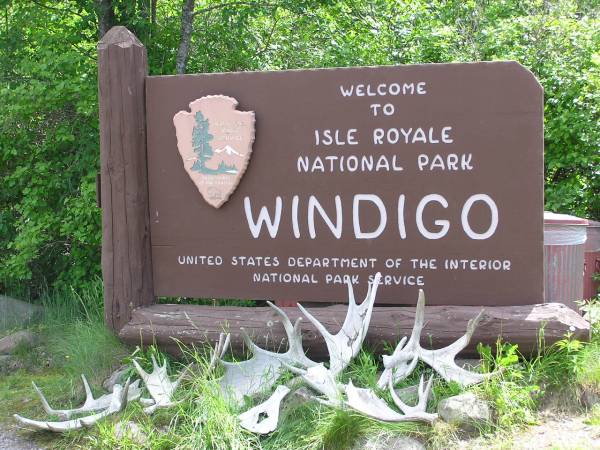 Windigo Entrance Sign