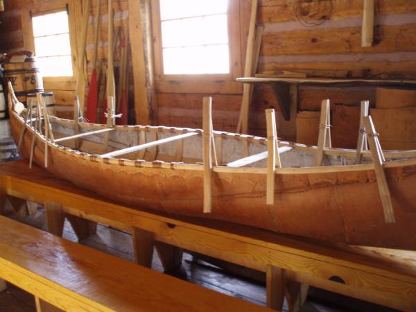 Canoe Under Construction