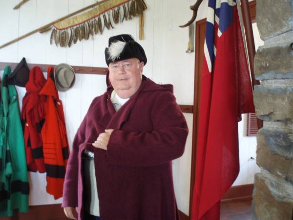 JD Dressed as a Fur Trader