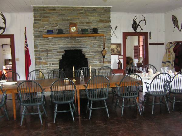 Table in Great Hall