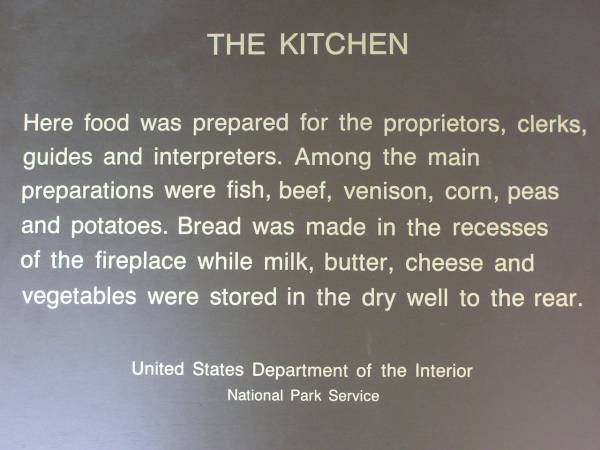 Kitchen Info Sign