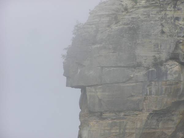 Nearing Indian Head Rock