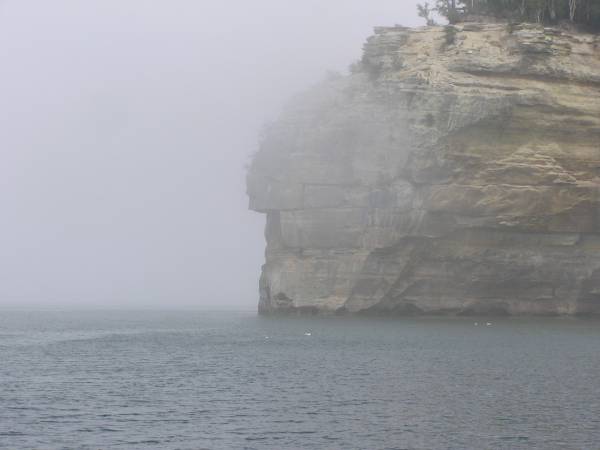 Indian Head Rock in the Fog