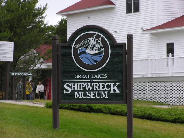 Shipwreck Museum Sign