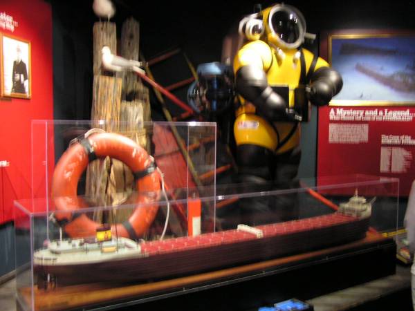 Edmund Fitzgerald Exhibit Inside the Shipwreck Museum