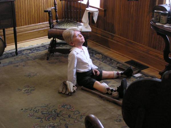 Little Boy Inside the Lighthouse