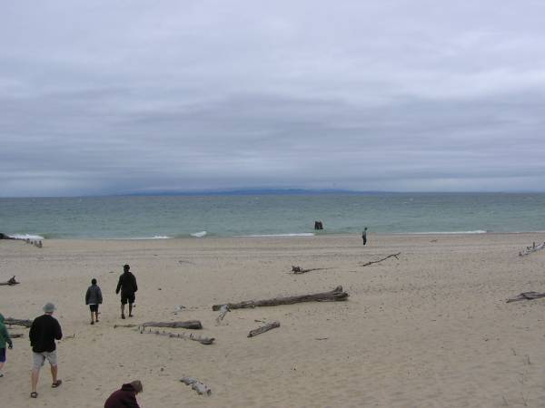 Beach Behind Lighthouse