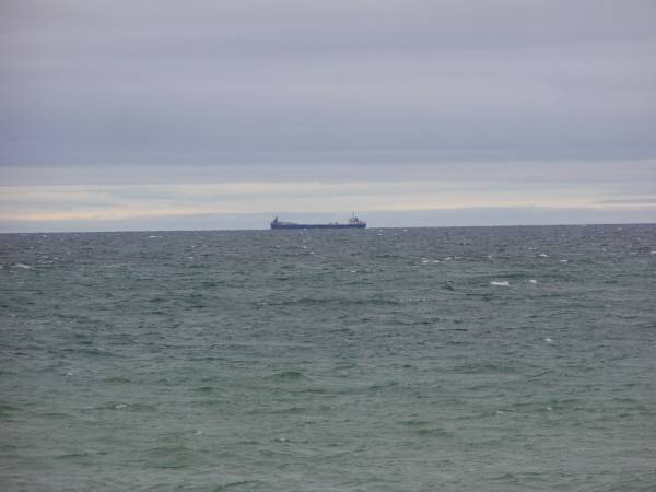 Ship Sailing In Lake Superior