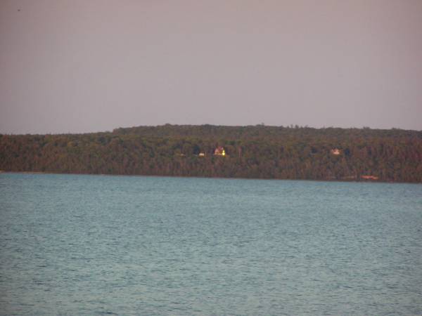 Evening View of Mackinac Island